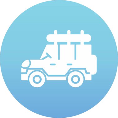 Safari cipi. Web simgesi basit illüstrasyon 