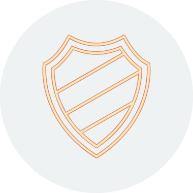 kalkan simgesi web basit illüstrasyon