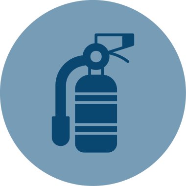 Yangın söndürme ikonu. vektör illüstrasyonu              