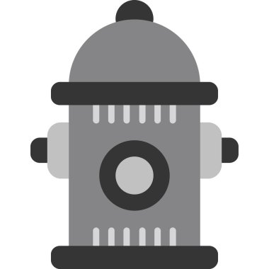 Yangın musluğu simgesinin vektör illüstrasyonu           