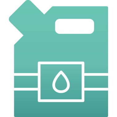 Yakıt. Web simgesi basit illüstrasyon