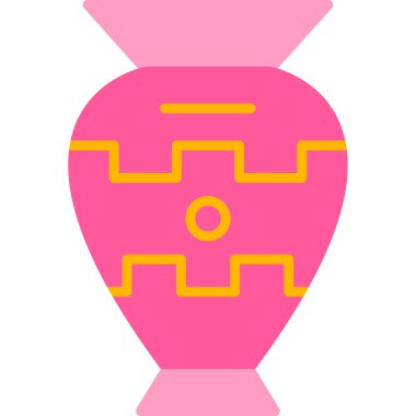 Antik Jar simgesinin vektör illüstrasyonu      