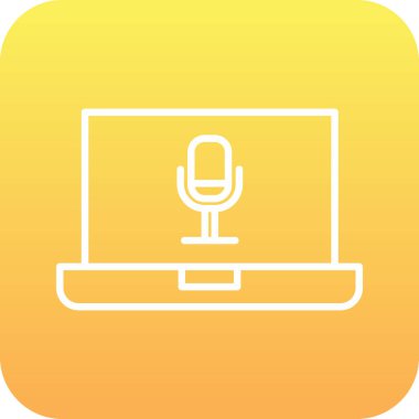 Dizüstü web simge vektör çizim 