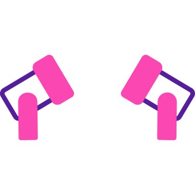 Spotlights modern simgesinin vektör illüstrasyonu                   