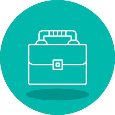 Evrak Çantası'nı web simge vektör çizim