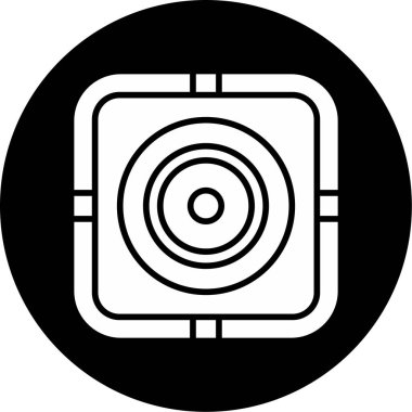 ses kayıt simgesi, vektör illüstrasyonu basit tasarım