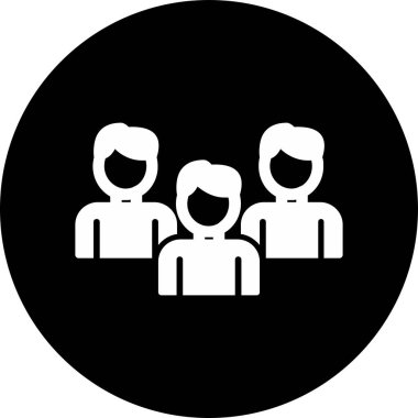 vector illustration of Group people icon 