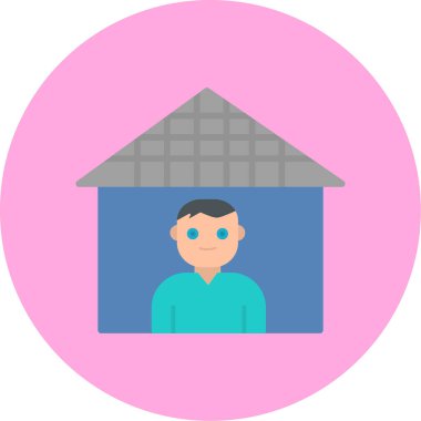 Karantina web simgesi vektör illüstrasyonu