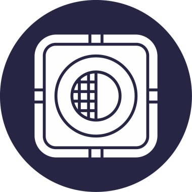 Karşıtlık ağ ikonu vektör illüstrasyonu