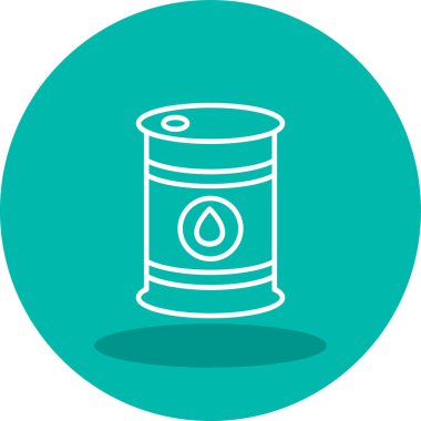 Petrol varil simge vektör çizim