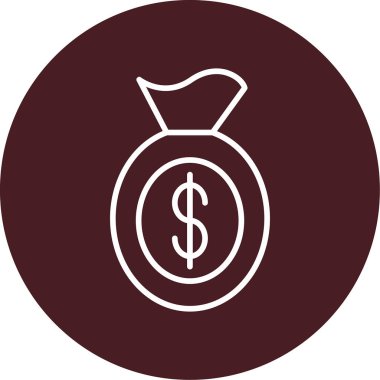 Yatırım simgesi vektör illüstrasyon tasarımı 