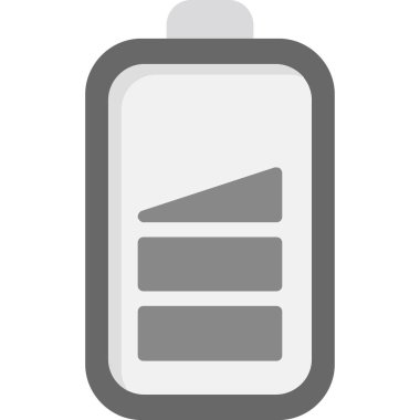 düşük pil web simgesi, vektör çizim