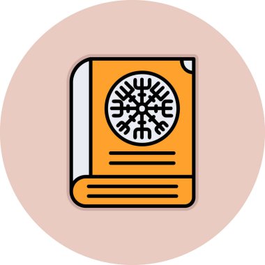 kitap simgesi, vektör illüstrasyonu basit tasarım