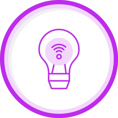 ampul simgesi, vektör illüstrasyonu 