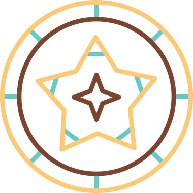 star web icon simple illustration 