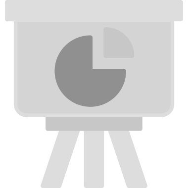 Pasta çizelgesi simgesi, vektör illüstrasyonu 