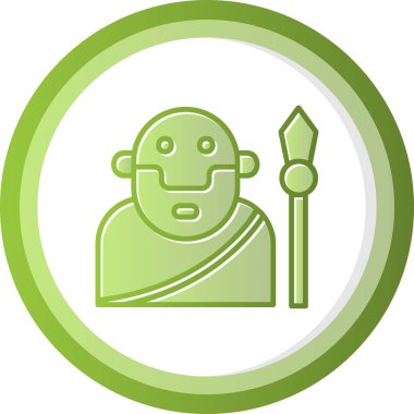Yunan Mitolojisi Web simgesi vektör illüstrasyonu