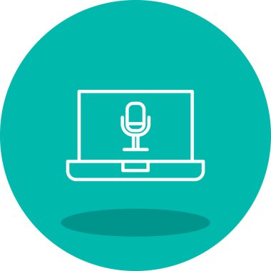 Dizüstü web simge vektör çizim 