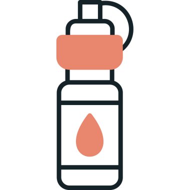 içecek şişe ikonu vektör illüstrasyon tasarımı 