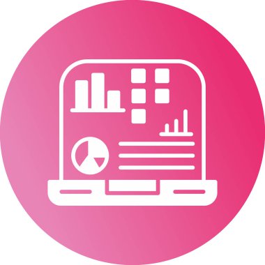 Eğilim biçimi izole edilmiş arka planda mali simge 