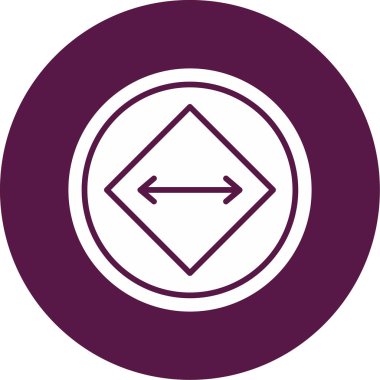 yaylı ok işareti. Web simgesi vektör illüstrasyonu