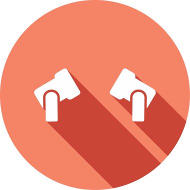 Spotlights modern simgesinin vektör illüstrasyonu                   