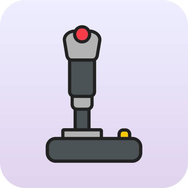 Modern joystick simgesinin vektör çizimi                             