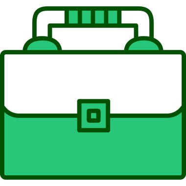 Evrak Çantası'nı web simge vektör çizim