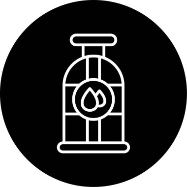 silindir ağ simgesi, vektör illüstrasyonu 