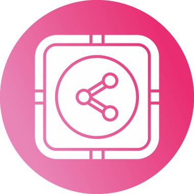 Web simgesini basit bir illüstrasyonla paylaş 