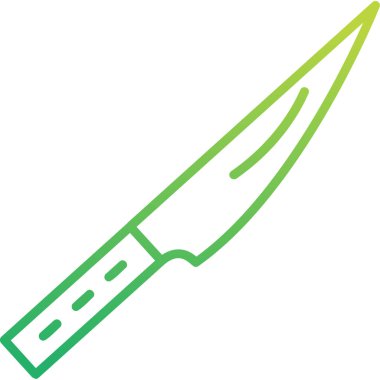 bıçak simgesi vektör illüstrasyonu