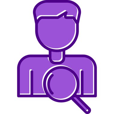 Seçim Süreci Web simgesi vektör illüstrasyonu