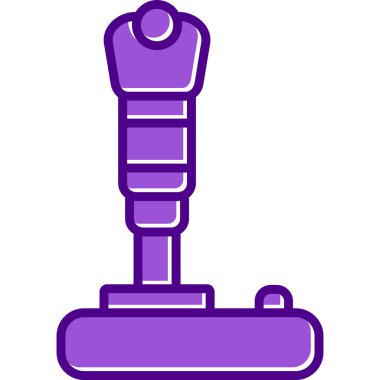 Modern joystick simgesinin vektör çizimi                             