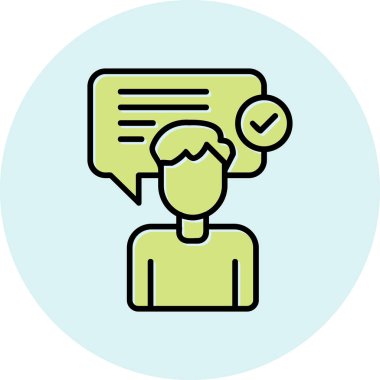 Karar Web simgesi vektör illüstrasyonu oluşturma