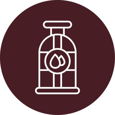 silindir ağ simgesi, vektör illüstrasyonu 