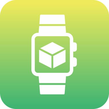 smartwatch simgesi, vektör illüstrasyonu 