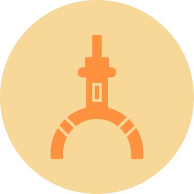 Pençe simgesi, basit vektör illüstrasyonu 