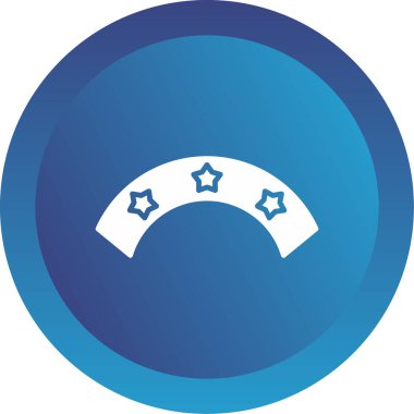 derecelendirme simgesi, vektör illüstrasyonu basit tasarım