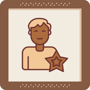 Tecrübe Ağı simgesinin vektör çizimi 