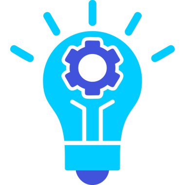 İnovasyon web simgesi basit illüstrasyon 