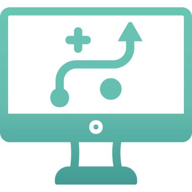 Strateji Simgesi Vektör illüstrasyonu 