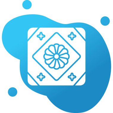 Döşeme. Web simgesi basit illüstrasyon