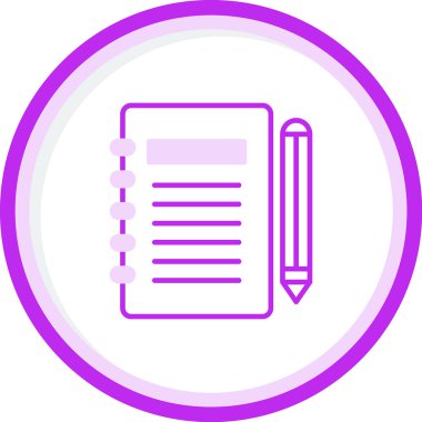 Gündem web simgesi, vektör illüstrasyonu