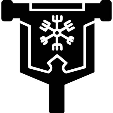 bayrak web simgesi, vektör illüstrasyonu 