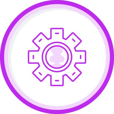 Teçhizat Web simgesi basit illüstrasyon