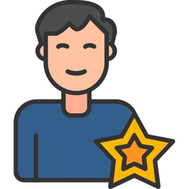 Tecrübe Ağı simgesinin vektör çizimi 