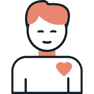 Gönüllü ağ simgesi basit illüComment