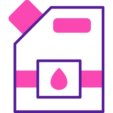 Yakıt. Web simgesi basit illüstrasyon