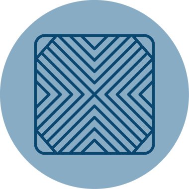 Döşeme. Web simgesi basit illüstrasyon