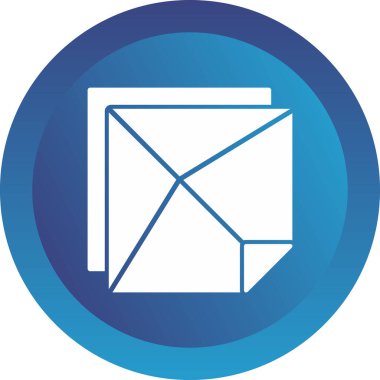 Kağıt. Web simgesi basit illüstrasyon